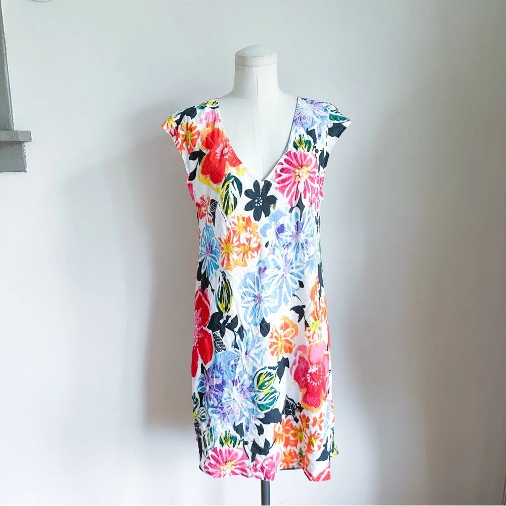 Jams World Floral Rayon Dress - Picture 1 of 9